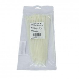 Colliers cablage blanc 4.8x200 sachet de 100 Serflex 02827051602