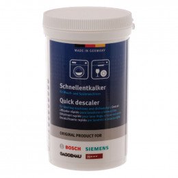 Detartrant poudre lave linge et lave vaisselle 250g Bosch 00311918