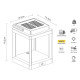 Lampe deco nomade blanche pour interieur et exterieur Mbg 23861001
