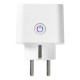 Prise intelligente smartlife wattmetre 3680 watts wifi Nedis WIFIP121EWT