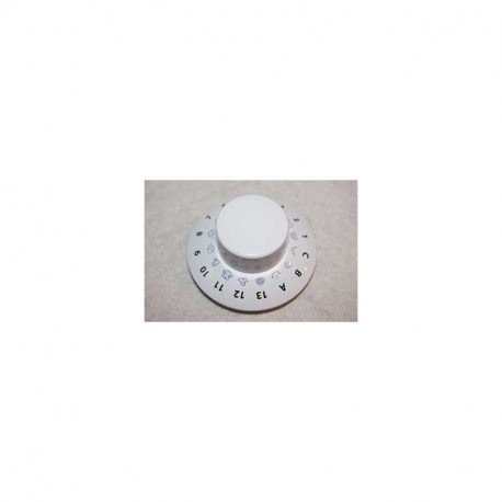 Bouton programmateur blanc pw pour lave-linge Whirlpool C00295475