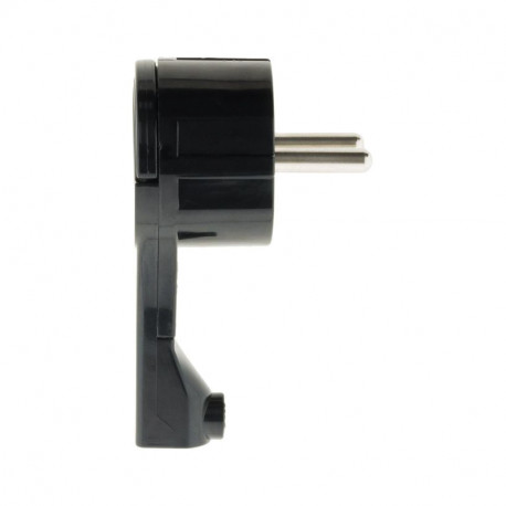 Prise electrique 16a plate a monter noire Elexity 199464