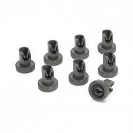 Roulettes panier superieur livrees par 8 pieces Zanussi ASW9029096