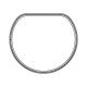Soufflet de hublot lave-linge pour seche-linge Aeg 858136606311