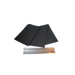 Filtres charbon pour hotte livres par 3 pieces De Dietrich 71X0729