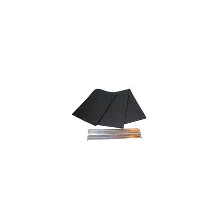 Filtres charbon pour hotte livres par 3 pieces De Dietrich 71X0729