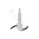 Couteau pour robot blanc Moulinex SS-193442