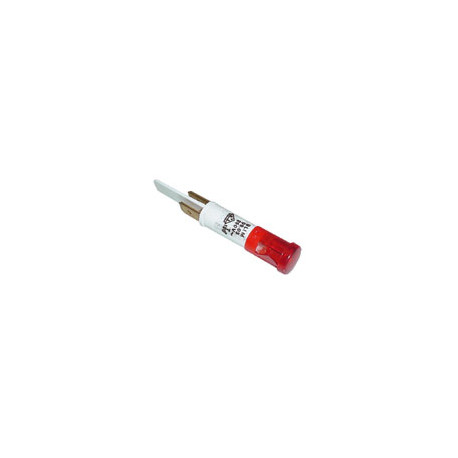Voyant temoin rouge four diam. : 9 mm - 2 cosses Multi-marques