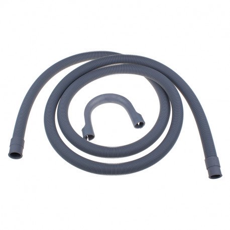 Tuyau vidange longueur 2.5m embouts droit-droit pour lave-linge Fagor 51S7917