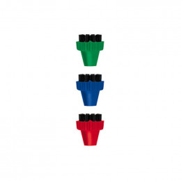 Kit de 3 petites brosses en nylon colorees Vaporetto PAEU0296