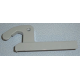Body trim hinge couvercle disp congel refrigerateur Beko 5728471100