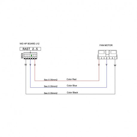 Rampe ventilateur sechage 320m pour lave-linge Aeg 808167002