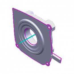 Anneau de suspension moteur pour aspirateur Electrolux 14001745101