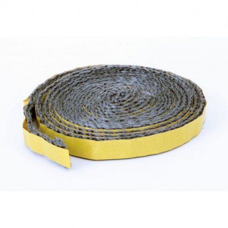 Joint de vitre plat poele 10x2.5 mm - longueur : 1500 mm Supra FR0010700B