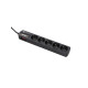 Parasurtenseur s5 noir line ii x5 prises fr Infosec 61295