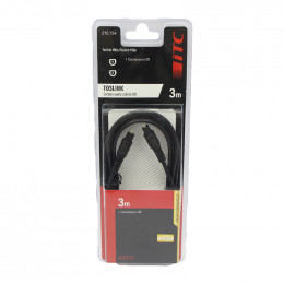 Cordon fibre optique toslink longueur 3m - male/male Itc 301548