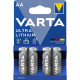 Piles ultra lithium aa blister 4 piles Varta 6106301404