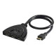 Commutateur hdmi hd 3 vers 1 3 entrees -1 sortie cable 50cm Itc 307974