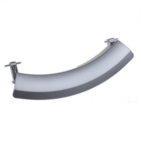Poignee de porte lave-linge avec ergots -satin/inox 139BY18