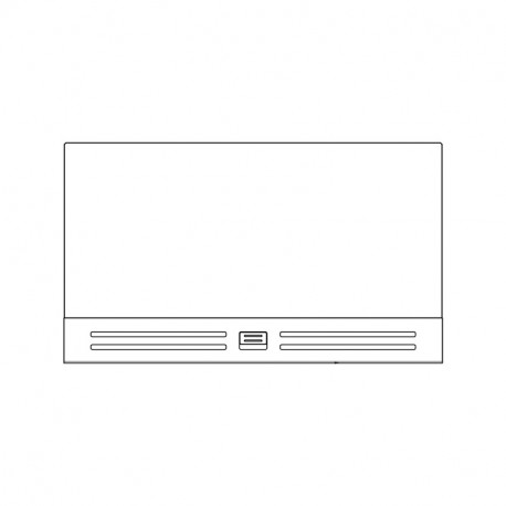 Grille de ventilation neutre pour refrigerateur Electrolux 265112934