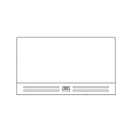 Grille de ventilation neutre pour refrigerateur Electrolux 265112934