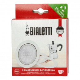 Kit joints +filtre 9t cafetiere aluminium Bialetti F0800005 Kit joints +filtre 9t cafetiere aluminium Bialetti F0800005