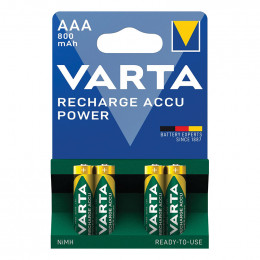 Piles rechargeables aaa nimh 800mah pre-chargees Varta 56703101404 Piles rechargeables aaa nimh 800mah pre-chargees Varta 56703101404