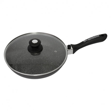 Poele 28cm avec couvercle + poignee amovible Schumann SPO2302800