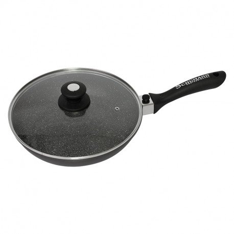 Poele 28cm avec couvercle + poignee amovible Schumann SPO2302800