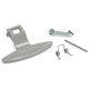 Kit poignee porte lave-linge - livre avec axe + crochet Lg 