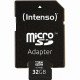 Carte memoire micro sd 32gb class 10 avec adaptateur sd Intenso 3413480